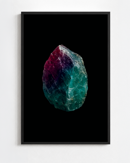 Scientific mineral illustration of Alexandrite