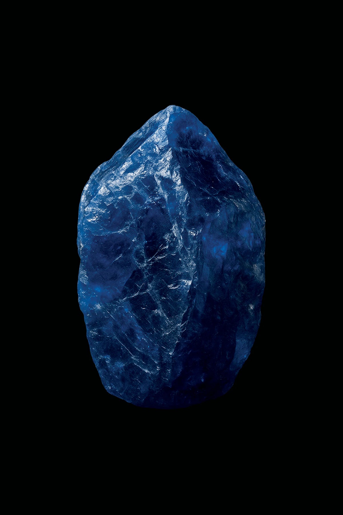 Scientific mineral illustration of Sapphire