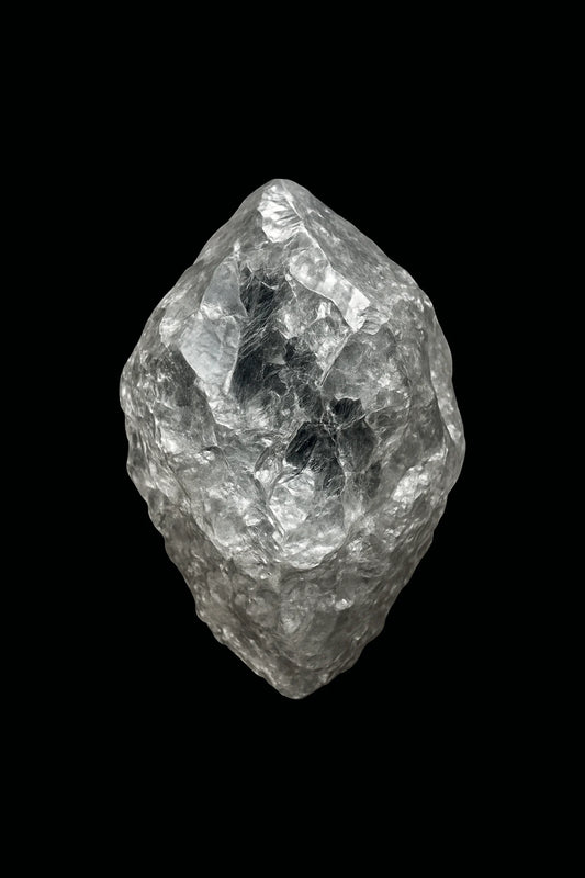 Scientific mineral illustration of Diamond