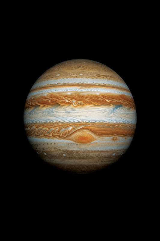 Astronomical illustration of Jupiter