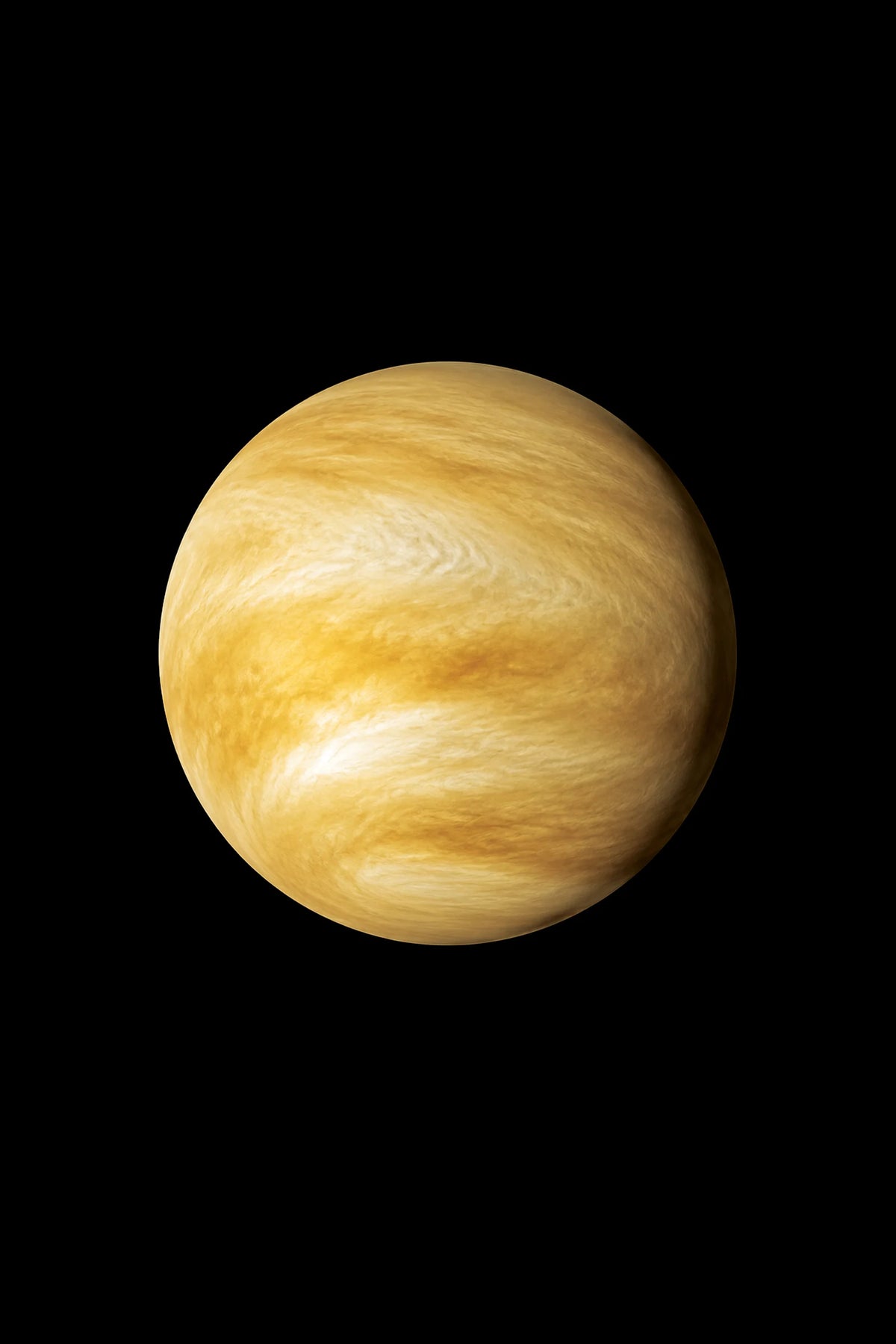 Astronomical illustration of Venus
