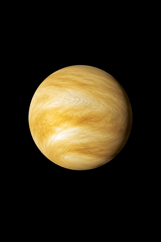 Astronomical illustration of Venus