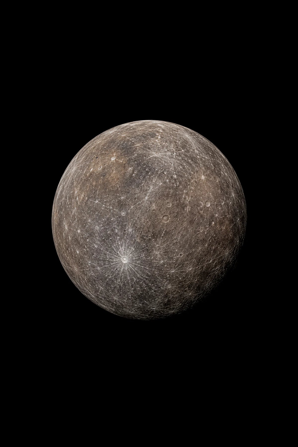 Astronomical illustration of Mercury