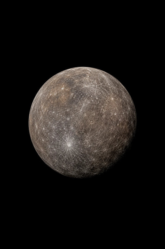 Astronomical illustration of Mercury